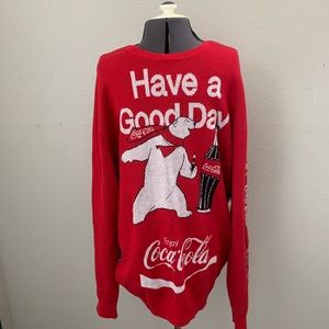 PacSun Coca Cola Crew Neck Sweater